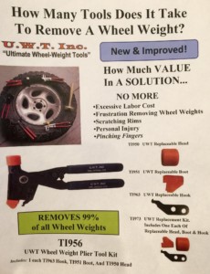 wheel weight tool kit